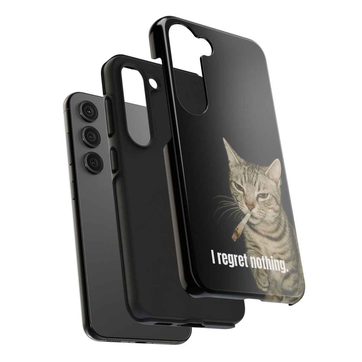 Tough Phone Case 'Smoking Cat' - RUDECAPS