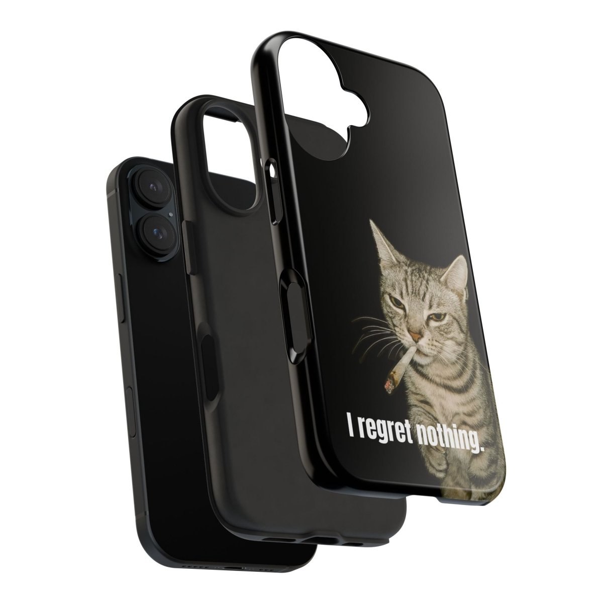 Tough Phone Case 'Smoking Cat' - RUDECAPS