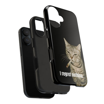 Tough Phone Case 'Smoking Cat' - RUDECAPS