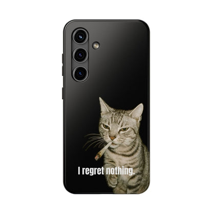 Tough Phone Case 'Smoking Cat' - RUDECAPS