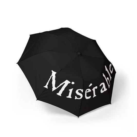 Dramatic French Statement Umbrella 'Misérable.'