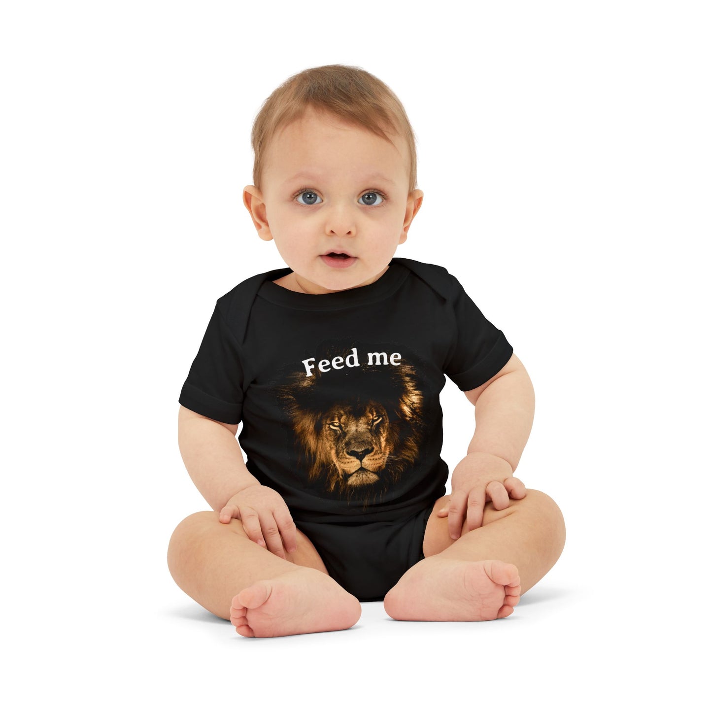 Baby One-Piece 'Feed me'