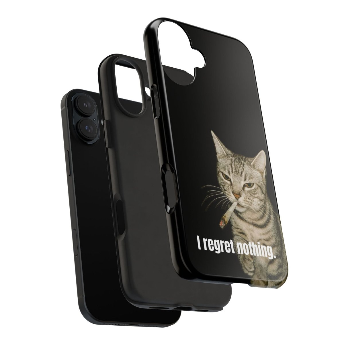 Tough Phone Case 'Smoking Cat' - RUDECAPS