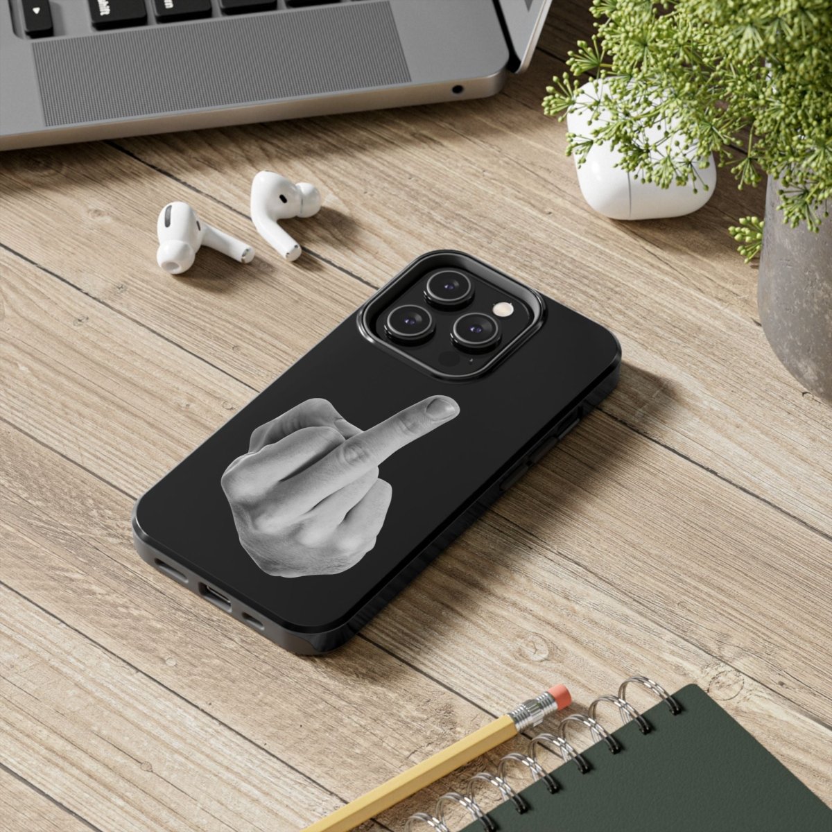 Tough Phone Case 'THE FINGER' - RUDECAPS