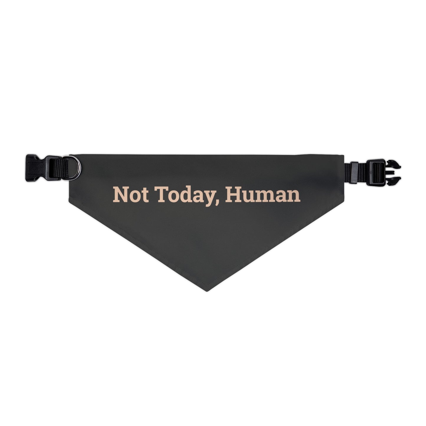 Pet Bandana Collar 'Not Today Human'