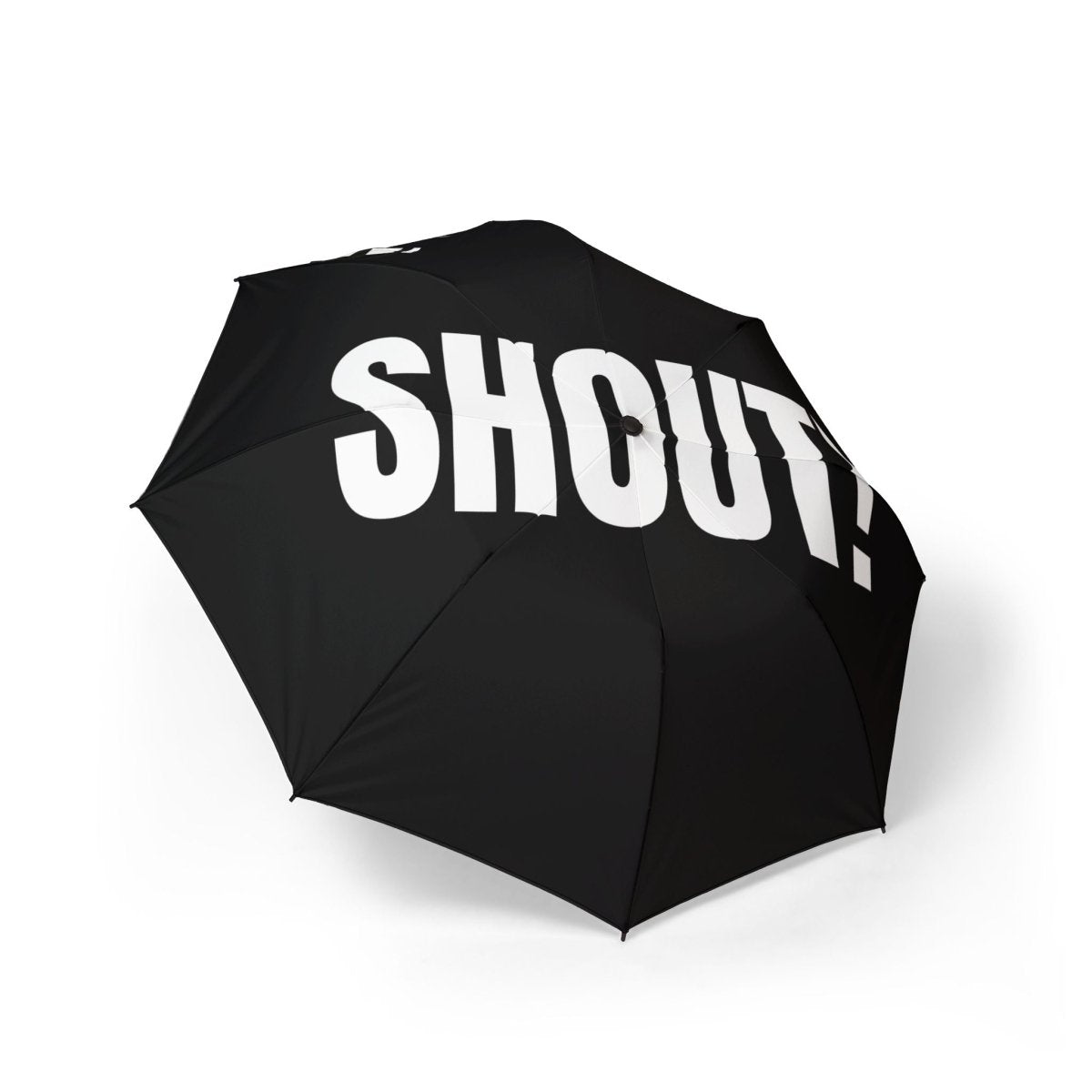 Customizable Umbrella 'SHOUT!' - Black *** - RUDECAPS