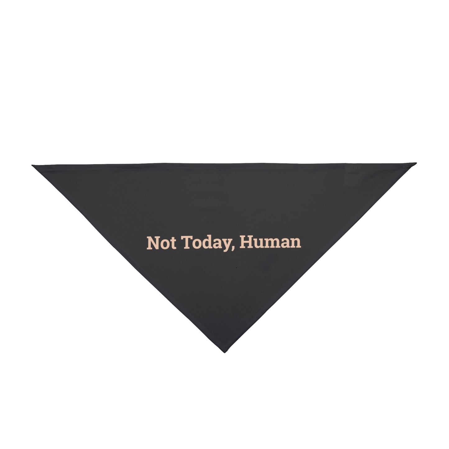 Pet Bandana 'Not Today, Human'