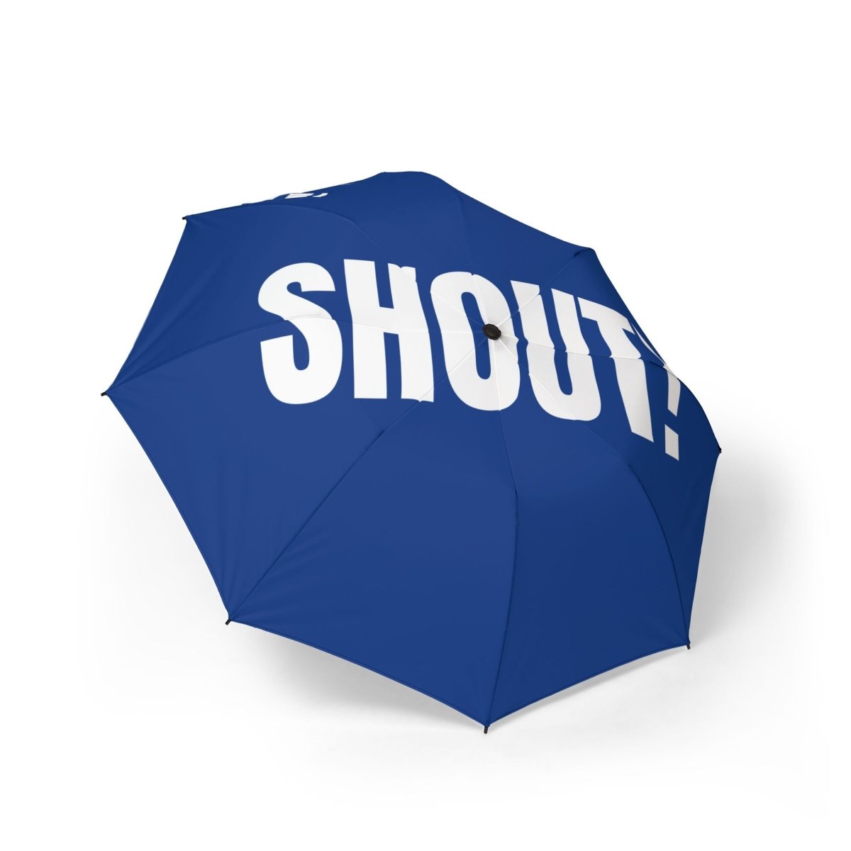 Customizable Umbrella 'SHOUT!' - Blue *** - RUDECAPS