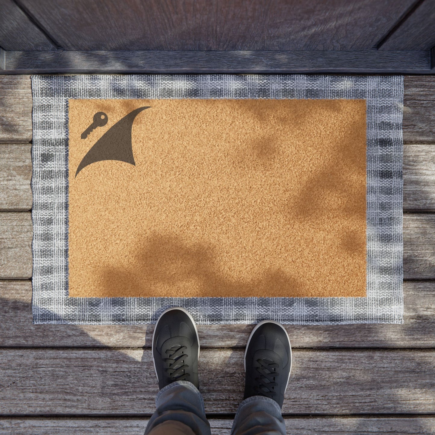 Door Mat 'Key Under The Mat'