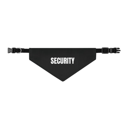 Pet Bandana Collar 'Security' - RUDECAPS