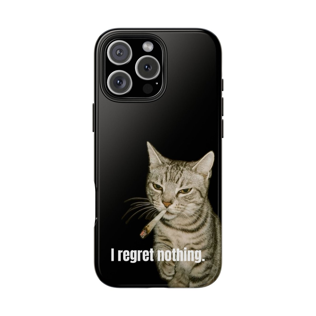 Tough Phone Case 'Smoking Cat' - RUDECAPS