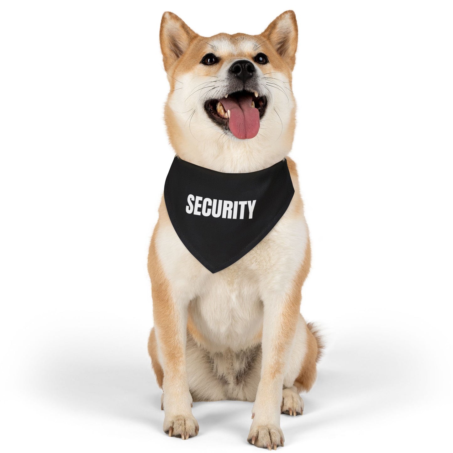Pet Bandana Collar 'Security'