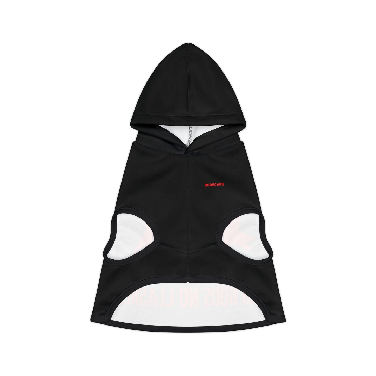Pet Hoodie 'No Gods No Leashes'