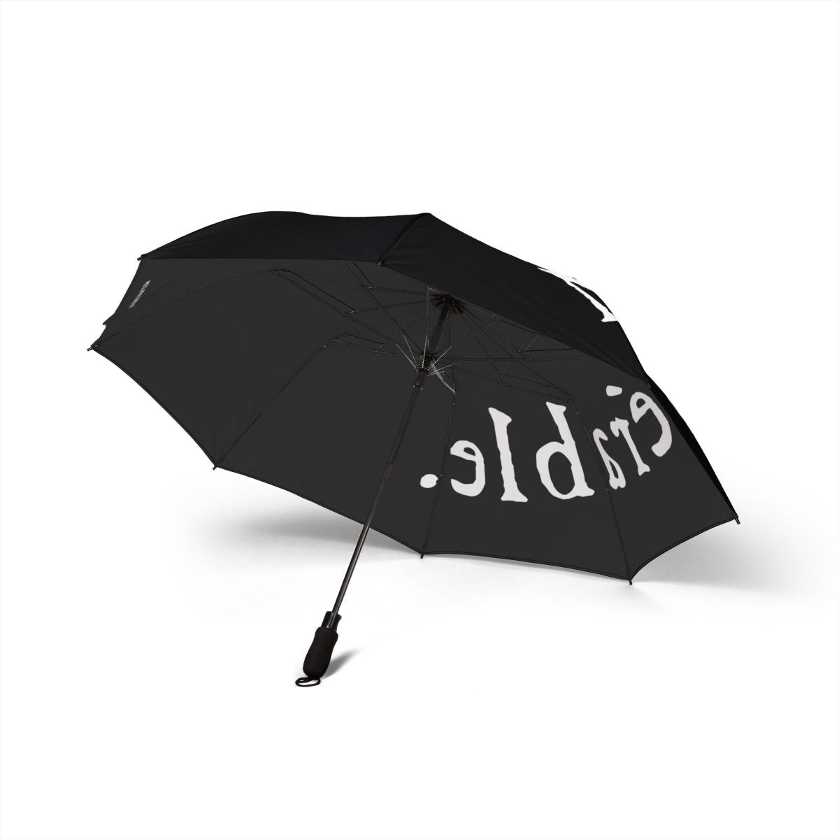 Dramatic French Statement Umbrella 'Misérable.' - RUDECAPS