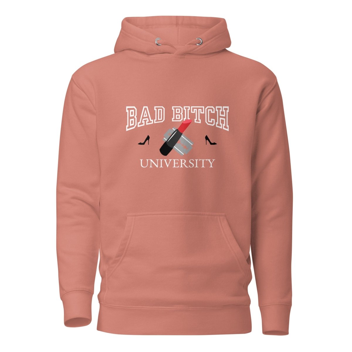 Ladies Hoodie 'Bad Bitch University' - RUDECAPS