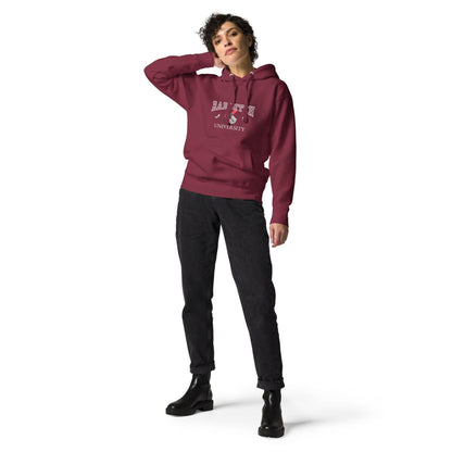 Ladies Hoodie 'Bad Bitch University' - RUDECAPS