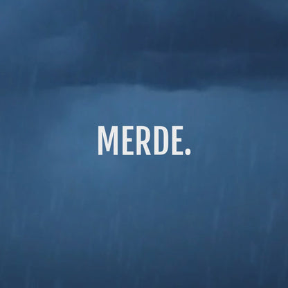 Umbrella 'Merde, Il Pleut'