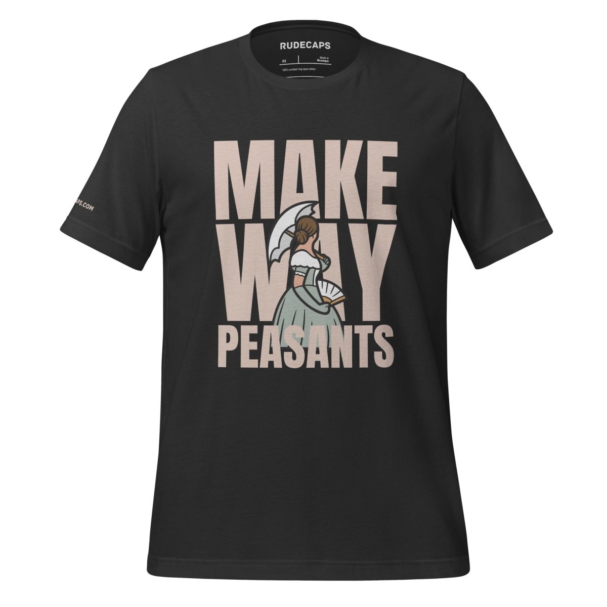 Ladies T-Shirt 'Make Way Peasants' - RUDECAPS