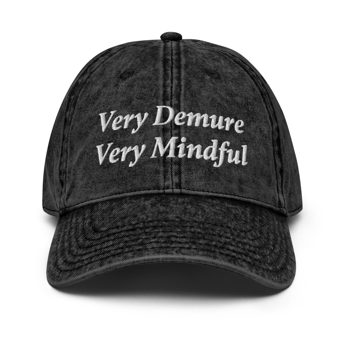 Vintage Cap 'Very Demure Very Mindful' - RUDECAPS
