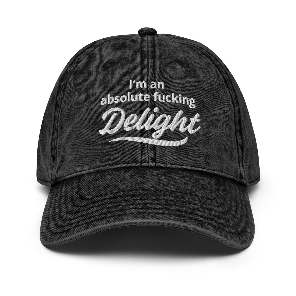 Vintage Cap 'I'm An Absolute Fucking Delight' - RUDECAPS