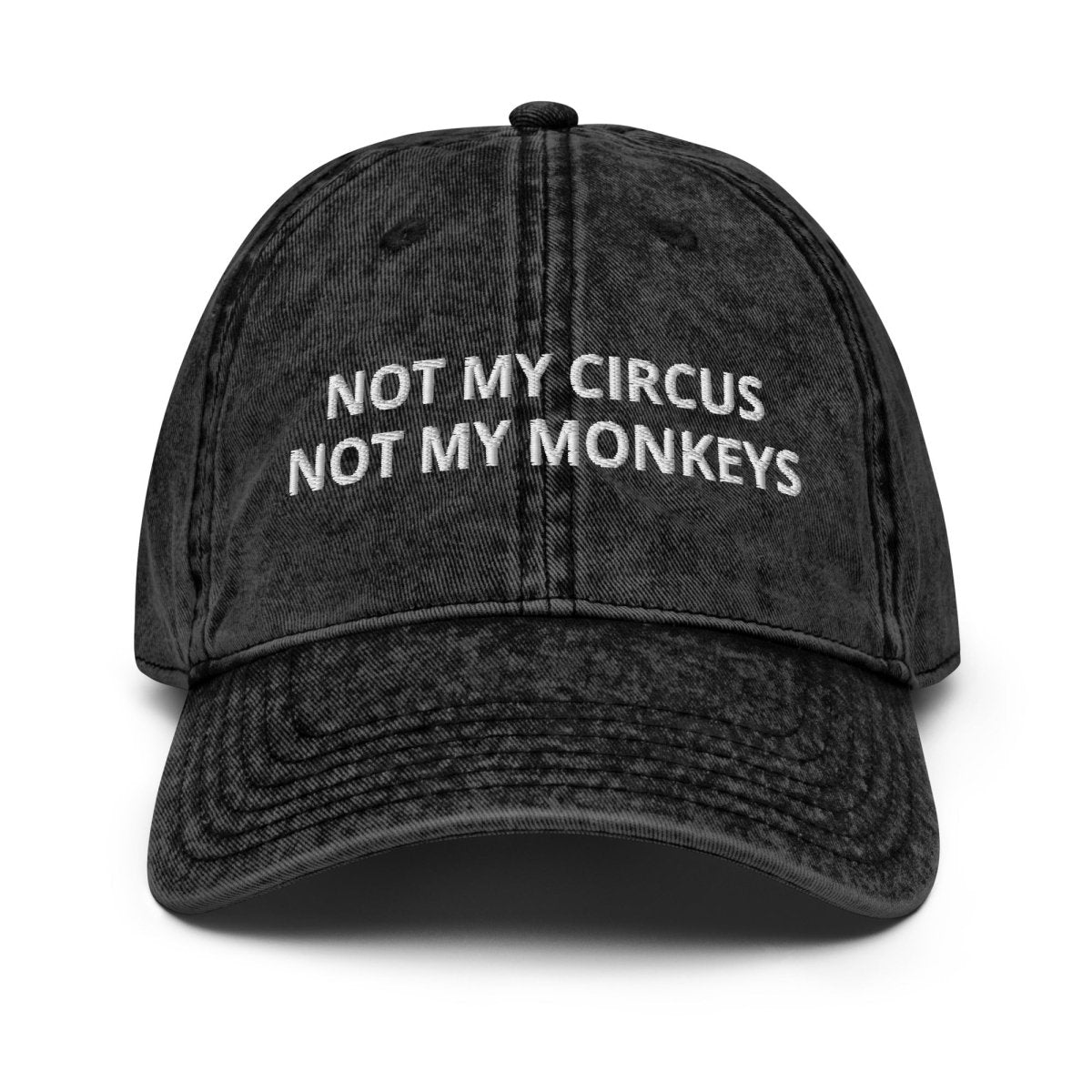 Vintage Cap 'Not My Circus Not My Monkeys' - RUDECAPS
